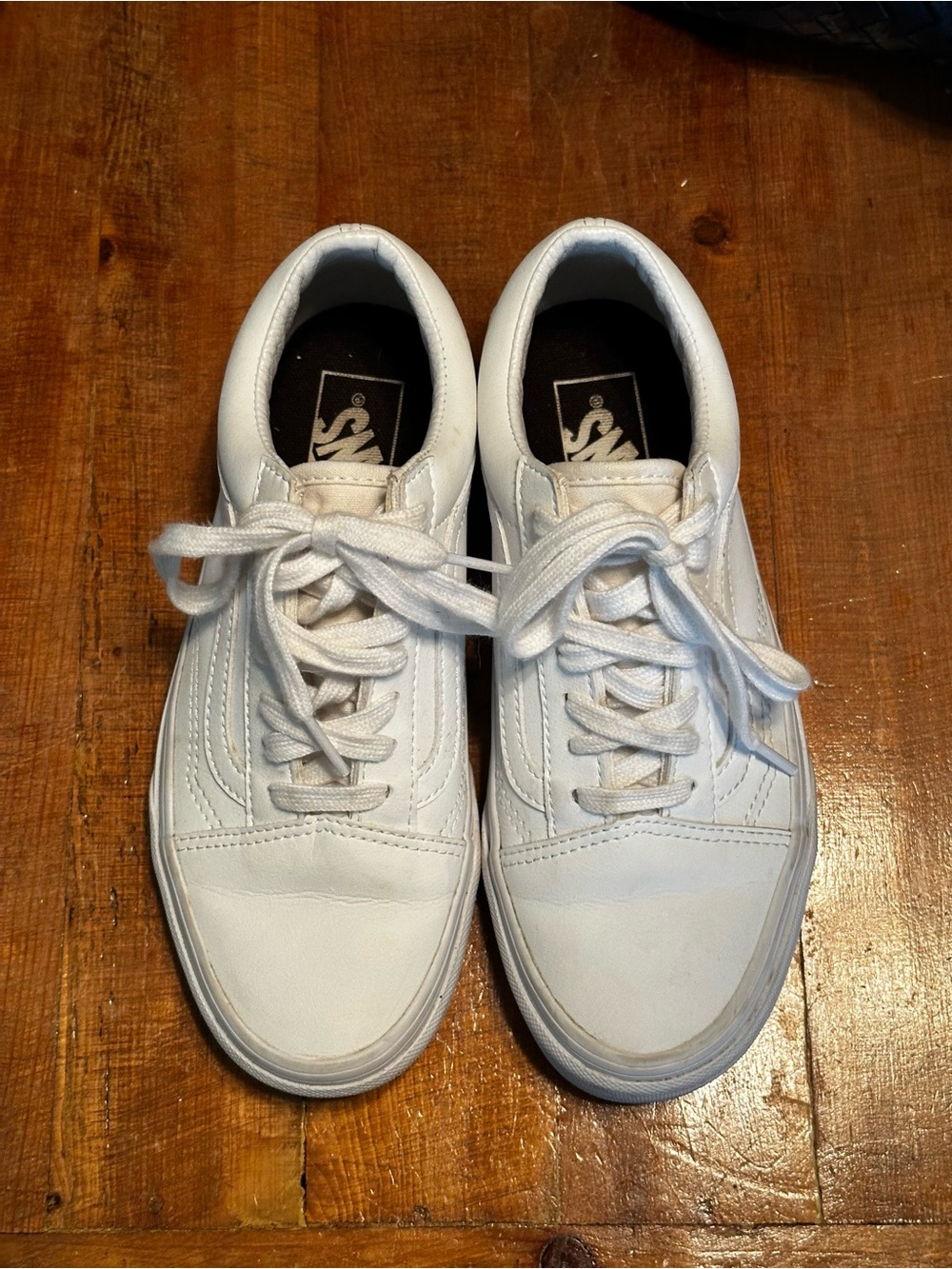 Vans White Low-Top Sneakers